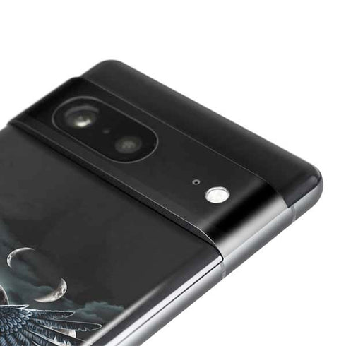 Crow and Moon Phases by Sarah Richter Pixel Skins